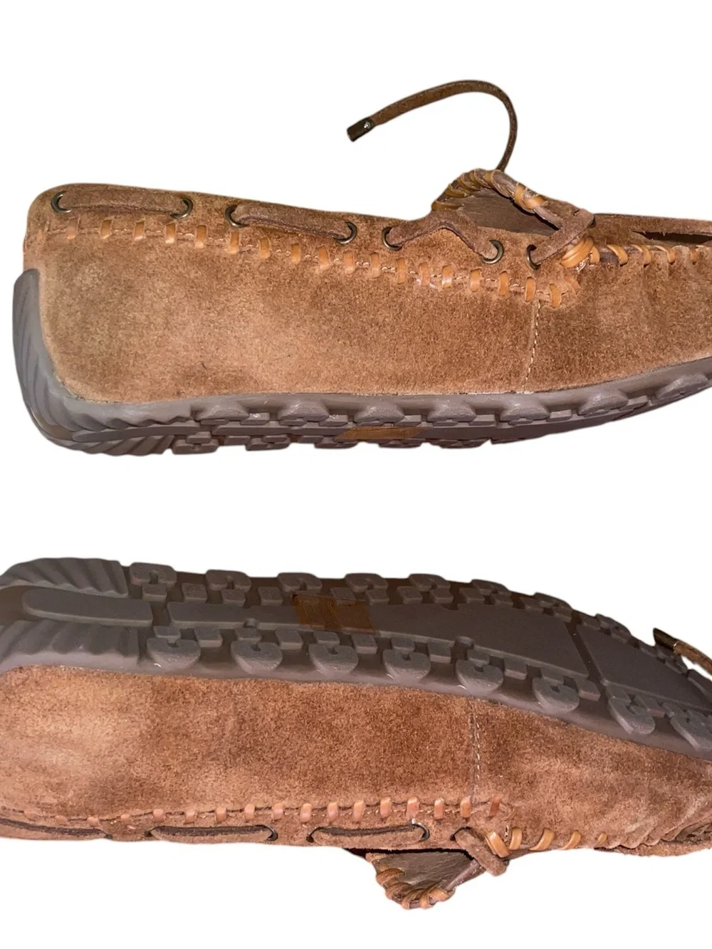 Free People Misty brown Suede Moccasin shoes NWT - Picture 9 of 16